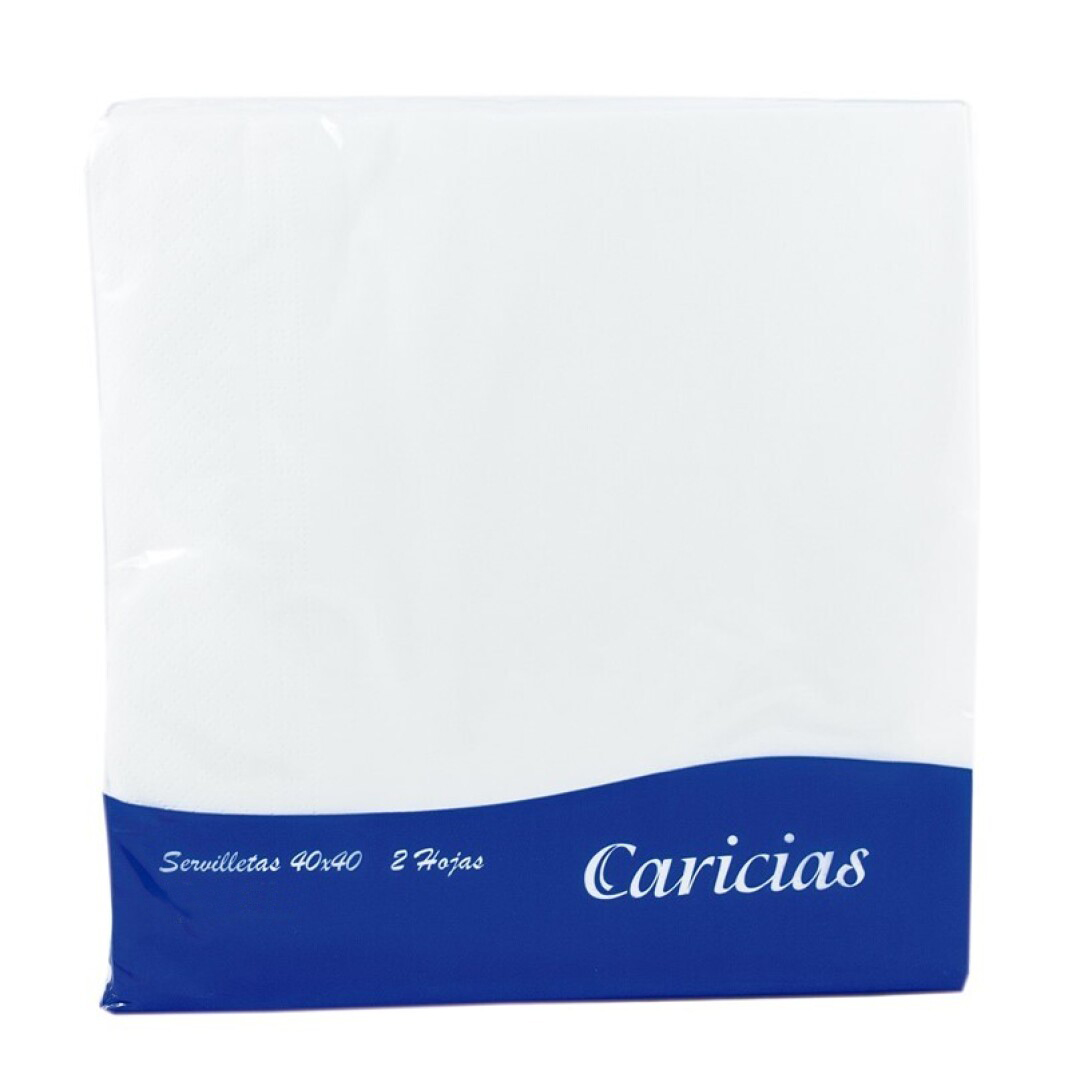 Paquete 100 servilletas blancas